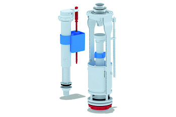 Арматура АНИ нижн.подв. кнопка хром WC8510 C