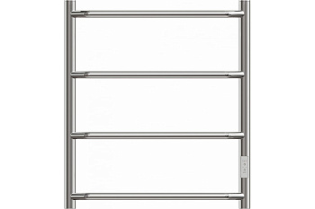 Полотенцесушитель электрический PN06846 П4 400*600 диммер справа, хром Point Виктория