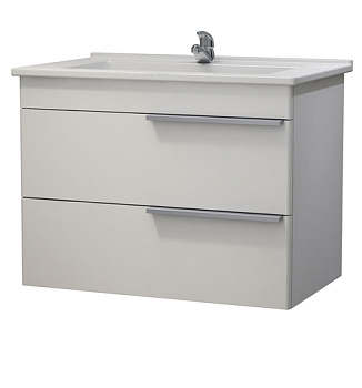 Тумба АВАНГАРД 75+раковина Оскар 75, белый