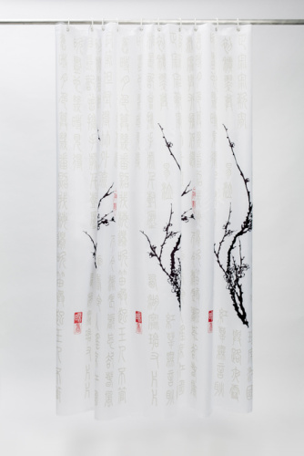 Штора для ванной 200*200см  cherry tree IDDIS