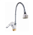 Смеситель  для кухни с гибк. изливом белый/хром POTATO Р58274-7