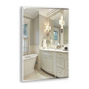 Зеркало Модерн-эко 60*80 (фацет, подложка, гор/вер крепление)