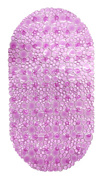 Ковер резиновый "Линза" 65*34 (малиновый)