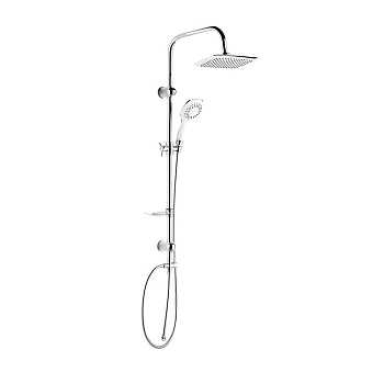 Стойка душевая "тропический душ" с двумя лейками САНАКС