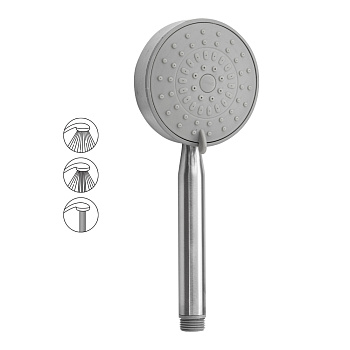 Лейка для душа круглая, дутая, антивандальная нерж.304  GFmark