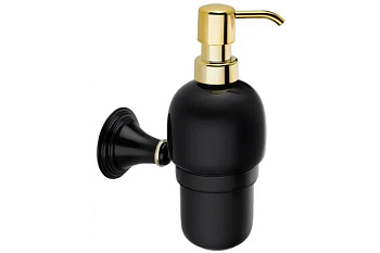 Дозатор жидкого мыла Fixsen Luksor, черный FX-71612B