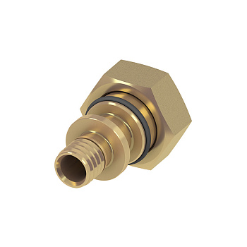 Соединение прямое с накидная гайкой, евроконус 16 x 3/4" EK TECE