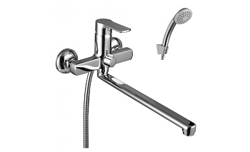  Смеситель LM1551С "Плюс Грейс" универ. с плоским изл. LEMARK