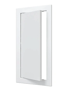 Люк-дверца "EVECS" (белая , пластик, ревизионная, с фланцем 146х296) (168х318) (Л 1530)