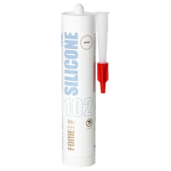 Герметик силикон. FOME FLEX SANITARY SILICON 102 белый (310мл. 12шт)