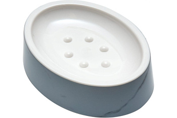 Мыльница  А6002 Delphinium MARBLE пластик 106216