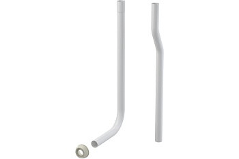 Водосливная труба d32 2 две части+прокладка гофрир Alca Plast