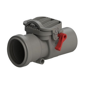 Клапан запорный канализационный 110 ТатПолимер