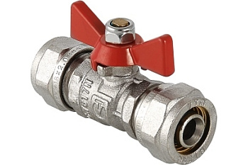 Кран шар. 16мм под обжим (для металлопл. систем) Valtec VT.343.N.1616
