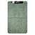 Коврик в ванную Moss 117 двойной зеленый 60*100+50*60 см 100% хлопок ворс 30мм