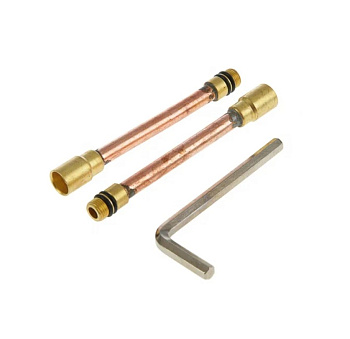 Удлинитель подводки д/смесителя 110мми 125мм  (пара) LEDEME