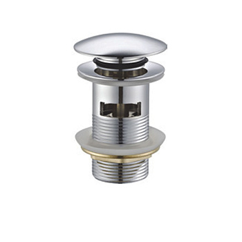 Донный клапан с переливом VIEIR - VER22А (латунь, 1 1/4")