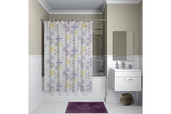 Штора для ванной комнаты, 180*180 см, PEVA, P03PV11i11