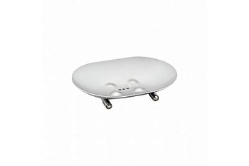 Мыльница настольная L353 металл Белая LEDEME