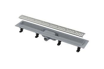 Желоб водоотв.AlcaPlast APZ10-850М с порогами д/перф. решетки