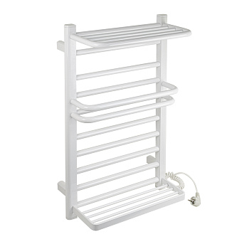 Полотенцесушитель эл. белый Лесенка с двумя полками 800*500*260 алюм BRIMIX