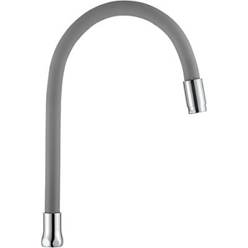 Излив L7506-9 кухонный силиконовый серый (к новому корпусу 4898) LEDEME 