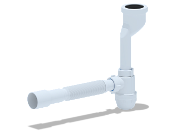 Сифон Ани для писсуара с гибкой трубой 32*40/50