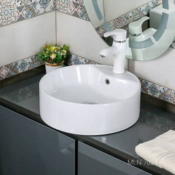 Раковина ф465 MELANA MLN-7026 белый