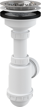 Сифон для мойки с нержавеющей решеткой 3 1/2 ALCAPLAST