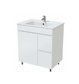 Тумба NEXT напольная (1д+2ящ) 70 + раковина NEXT 70