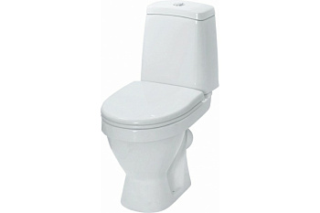 Унитаз-компакт SANITA "ЛАДА" эконом (белый), крышка пп