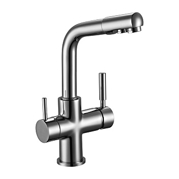 Смеситель Z35-31 одноручный (35 мм) для кухни с подключ. к фильт.Rossinka 