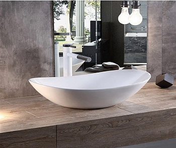 Раковина накладная белая матовая 615*360*155 Р R7811АMW REDO