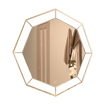 AZARIO зеркало 800*800 Renato влагост. с подств. и гравир.