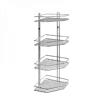Полка угловая четыре уровня хром W2675-4