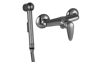 Смеситель LM3318С "Прамэн" наст. с гигиен. душем LEMARK