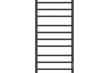 Полотенцесушитель электрический АВРОРА черный Point 500*1000 П10 PN10850B диммер справа 