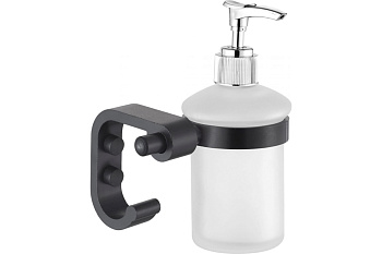 Дозатор настенный стекло черный L5527 LEDEME