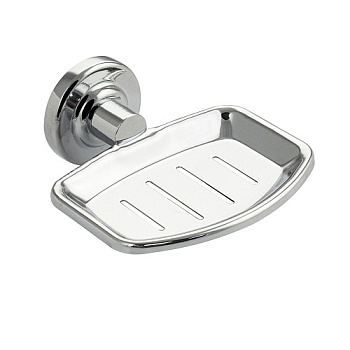 Мыльница САНАКС металл (крепеж самоклейка/дюбель-шуруп)