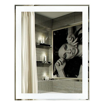 Зеркало 535х680 мм комбин. с фацетом SANAKS