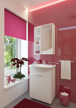 Тумба Spring 55 №6 +умывальник(Элеганс 55) белый