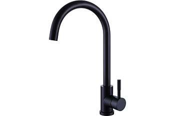 Cмеситель для кухни нержавеющая сталь BALEAR 13435-1BLB Черный OLIVE'S