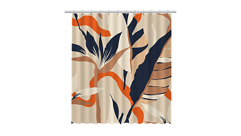 Штора для ванной Fixsen Terra FX-2520, без колец