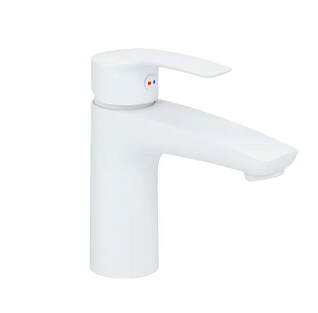 Смеситель RAYWT00i01 для умывальника белый матовый RAY IDDIS