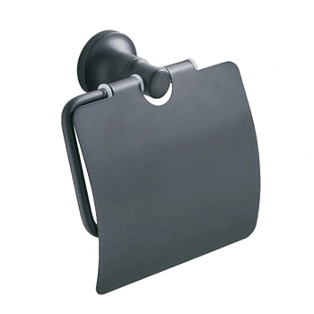 Держатель бумаги с крышкой, черный POTATO P1803BL*