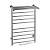 Полотенцесушитель электрический КЛАССИК-ПРЕМИУМ-ПРЯМОЙ с полкой 40*53 нержав с сухим 40 W