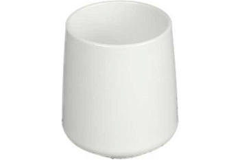 Стакан д/зубн. щеток пластик Блум белая