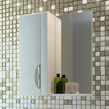 Зеркало "Vanessa 60" бел. (левое)