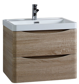 Тумба Сиэтл 70  + раковина (Фостер 70) DB2 дуб Сонома (подвесной)