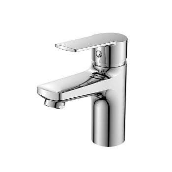 Смеситель DR22011 одноручный для умыв. монолит. хром DECOROOM